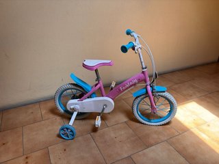 Bicicleta infantil rosa Fantasy