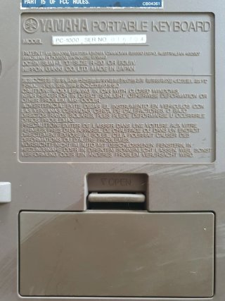 Yamaha PC-1000 Portatone Teclado