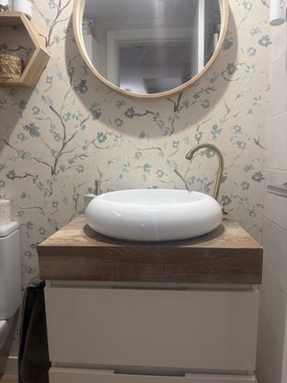 Mueble baño 60cm + toallero + columna de 80cm d
