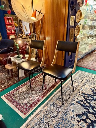 Silla vintage estilo Carlo Ratti