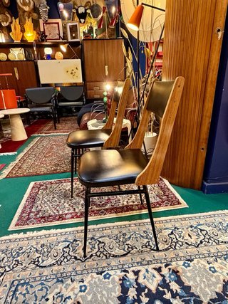 Silla vintage estilo Carlo Ratti