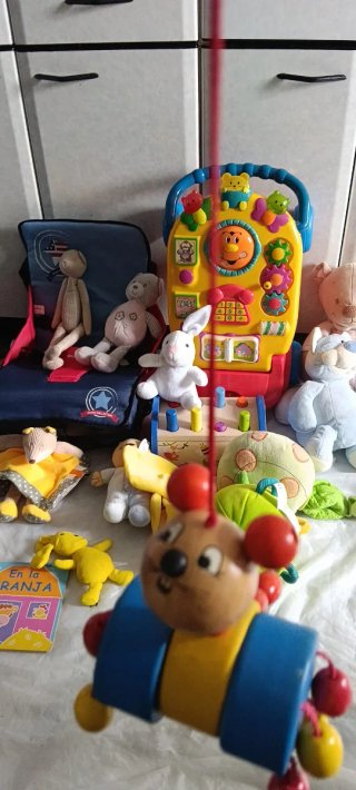 Gran lote ropa y juguetes bebe