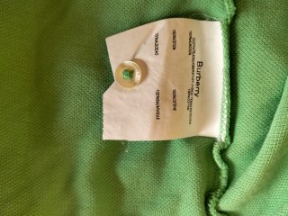 Polo Burberry London Verde