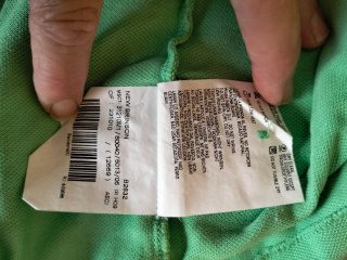 Polo Burberry London Verde