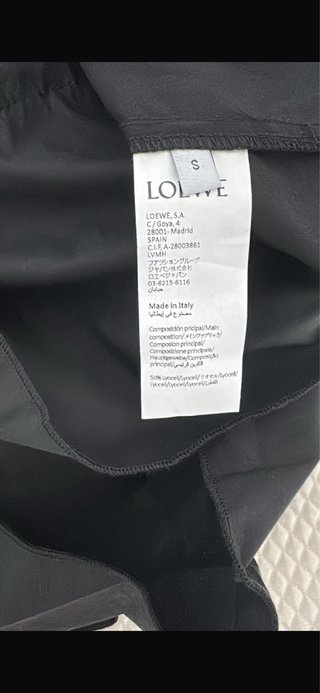 Vestido Loewe Negro Talla M