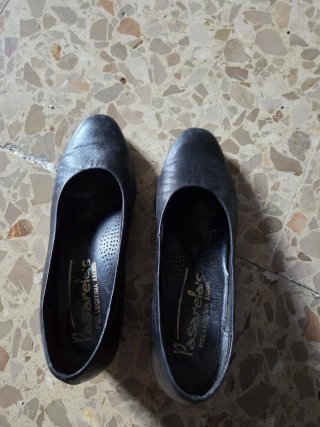Zapatos Pasarela's Tacón Negro Mujer