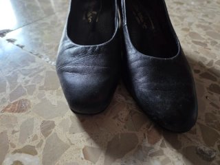 Zapatos Pasarela's Tacón Negro Mujer