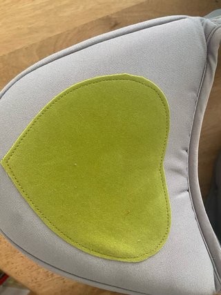 Fasciatoio portabebé grigio e verde