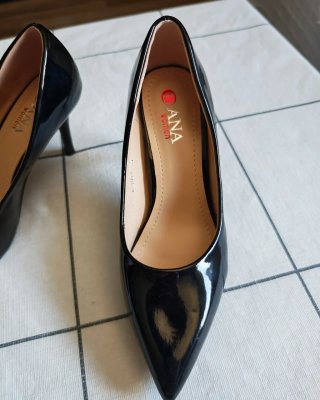 Zapatos de tacón negros ANA