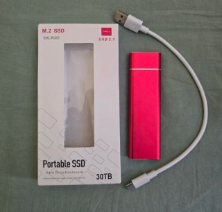 Disco M.2 SSD 30TB USB 3.1  Externa