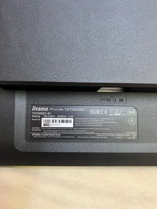 Monitor iiyama ProLite T2752MSC-B1 27 IPS FullHD