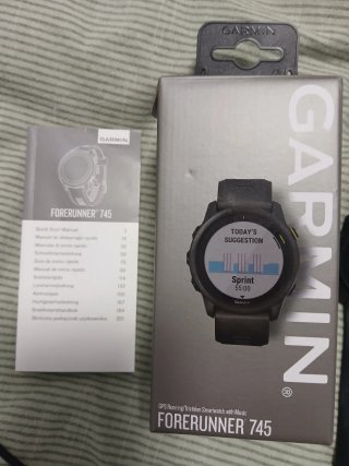 Reloj Garmin Forerunner 745 Negro music