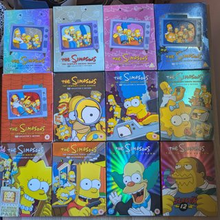 Los Simpsons DVD Colección Temporadas 1-12 Inglés