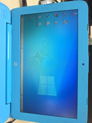 Portatile HP blu