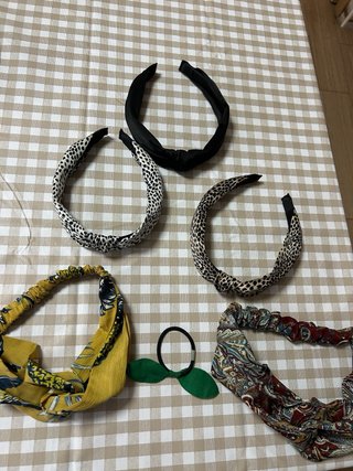 Confezione da 5 diademe da donna