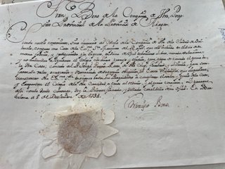 Legajos históricos documentos siglo XVIII