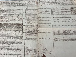 Legajos históricos documentos siglo XVIII