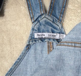 Pichi Peto Falda Vaquera Bershka Talla S