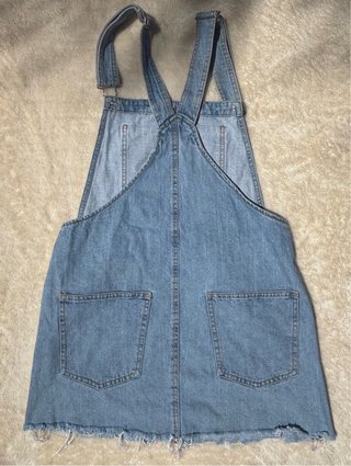 Pichi Peto Falda Vaquera Bershka Talla S
