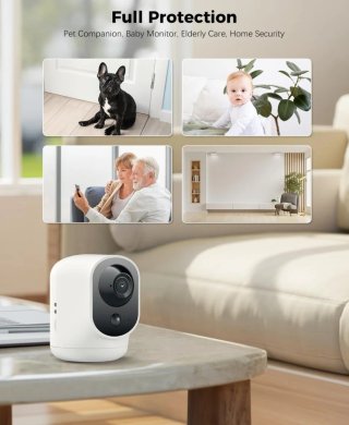 2x Cámaras Vigilancia WiFi COCOCAM 2K