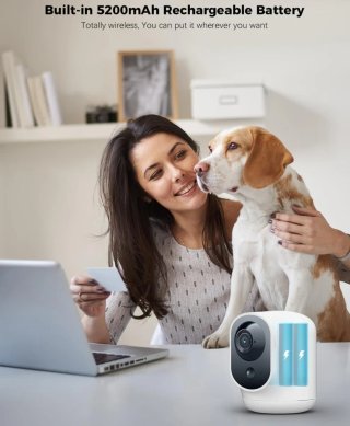 2x Cámaras Vigilancia WiFi COCOCAM 2K