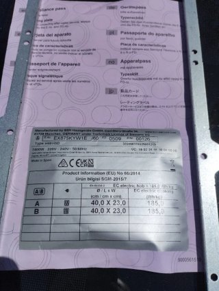 Siemens Placa inducción