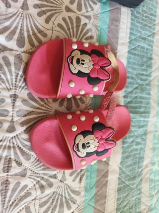 Chanclas Minnie Mouse T9 Rosas