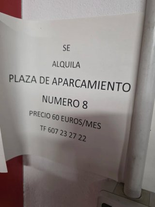 Cochera Calle Arzobispo Montero