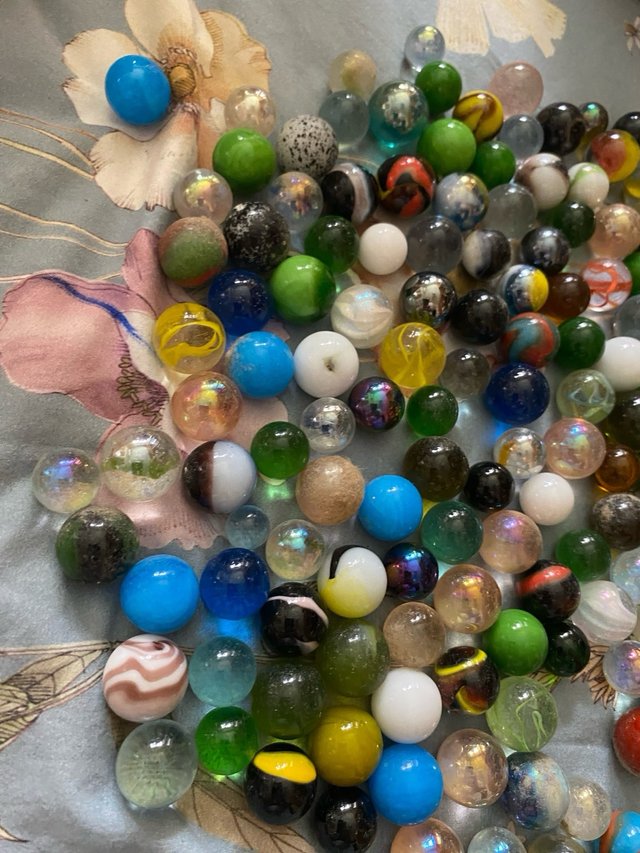 Lote de canicas de cristal 4