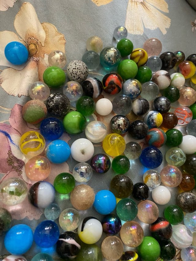 Lote de canicas de cristal 4