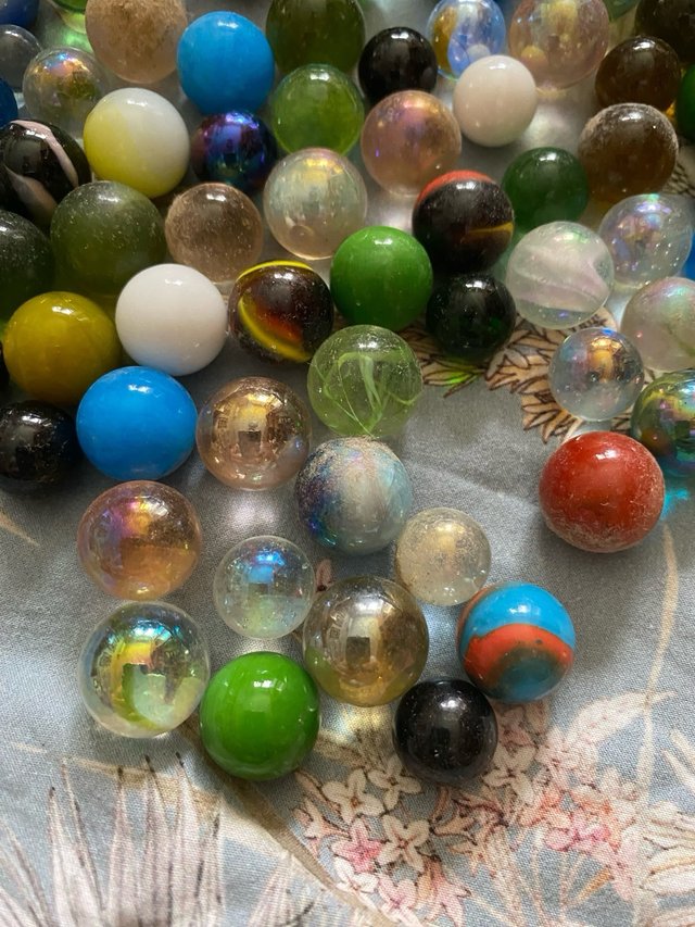 Lote de canicas de cristal 4