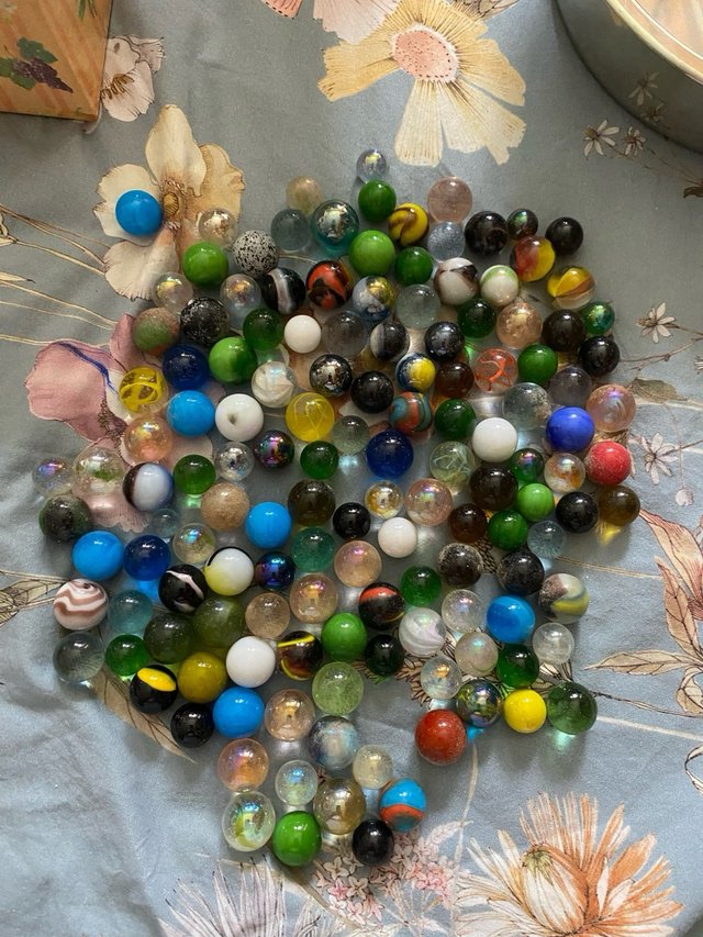 Lote de canicas de cristal 4