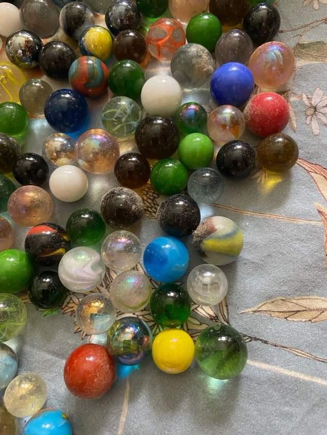 Lote de canicas de cristal 4