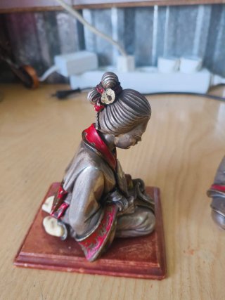 Coppia statuette A. Giannelli