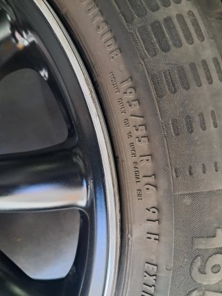 Llantas negras 5 radios para ford peugeot renaul