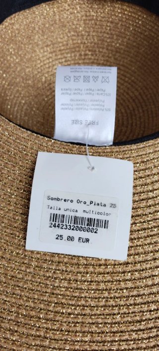 Sombrero Toto&Co dorado