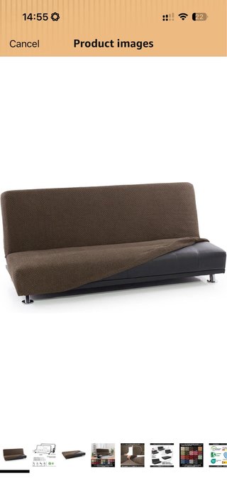 Funda Elástica para Sofá Cama 2 Plazas