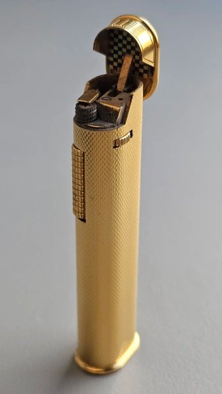 Mechero Dunhill Rollagas Vintage Oro 20 Micras