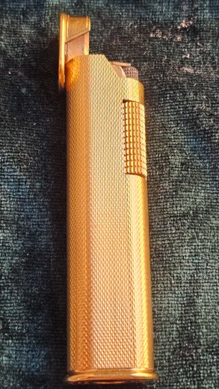 Mechero Dunhill Rollagas Vintage Oro 20 Micras