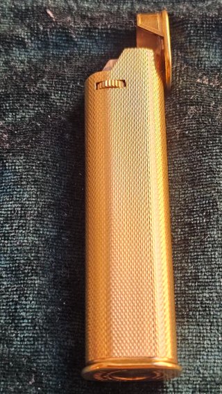 Mechero Dunhill Rollagas Vintage Oro 20 Micras