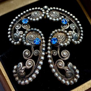 Pendente e spilla doppio gioiello anni '40