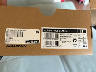 Zapatillas Salomon Senderismo Mujer Talla 37