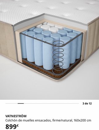 Colchón IKEA VATNESTRÖM 160x200