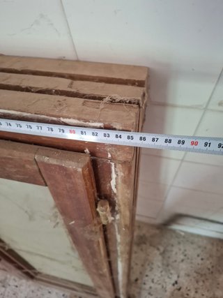 Ventana de madera con doble cristal