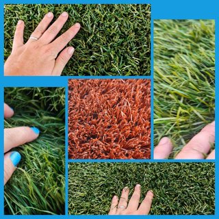 Cesped artificial reciclado