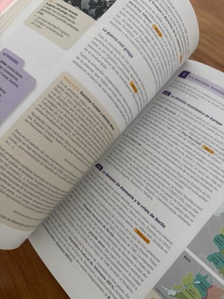 Historia del mundo contemporáneo, 1 bachillerato