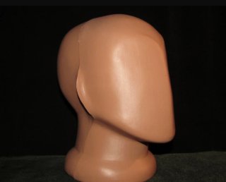 Cabeza de maniquí de hombre