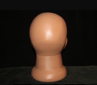 Cabeza de maniquí de hombre