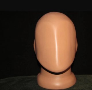 Cabeza de maniquí de hombre