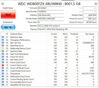 5 WD Red 8TB Hard Disk Drive